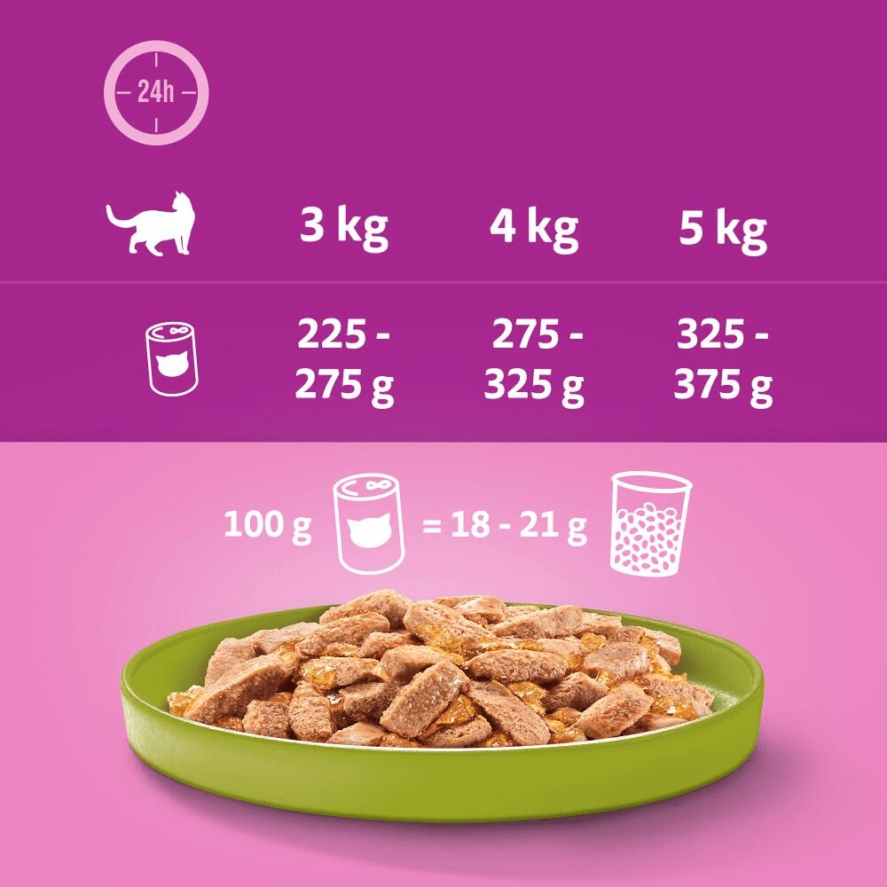 WHISKAS® La Carte Mer et Campagne En Gelée Pour Chat Adulte 4 Variétés 8 x 390g - 3