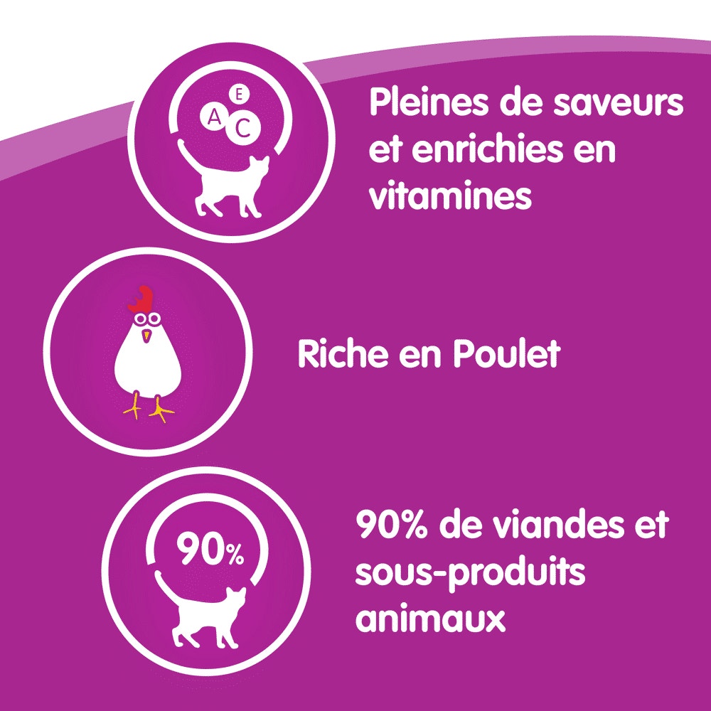 WHISKAS® Sticks Au Saumon Friandises Pour Chat Adulte 3 x 6g - 3