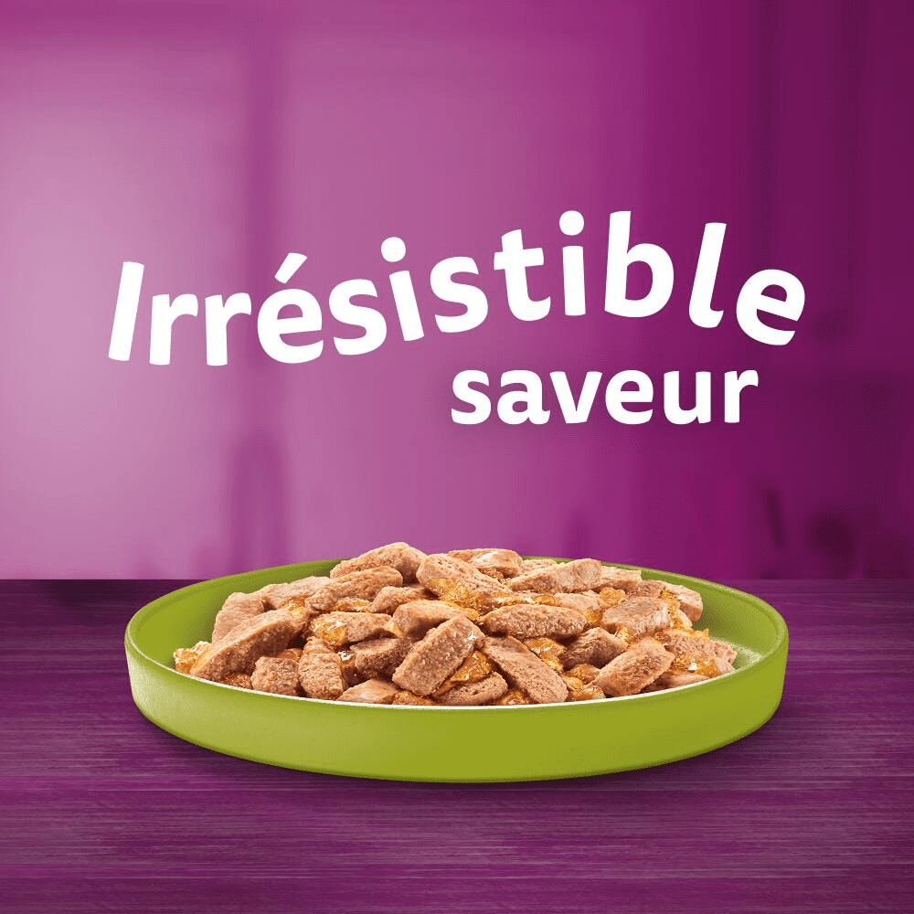 WHISKAS® La Carte Mer et Campagne En Gelée Pour Chat Adulte 4 Variétés 8 x 390g - 6