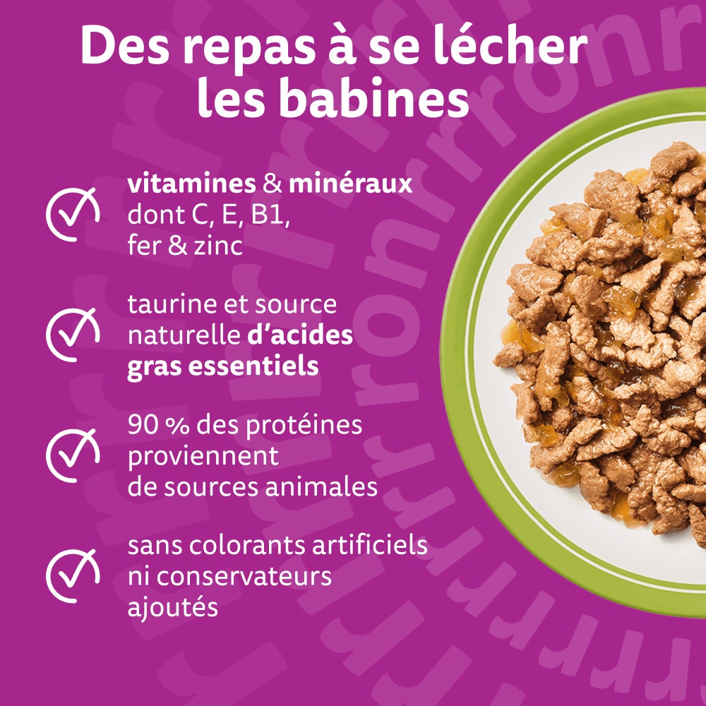 WHISKAS® Sachets Fraîcheur La Carte Mixte En Gelée Pour Chat Adulte 4 Variétés 12 & 48 x 85g - 3