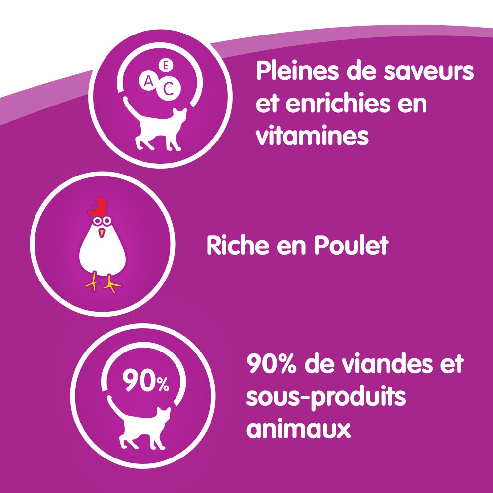 WHISKAS® Sticks Au Saumon Friandises Pour Chat Adulte 3 x 6g - 3