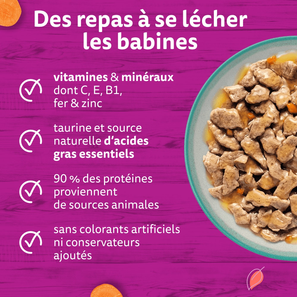 WHISKAS® Tasty Mix Sachets Fraîcheur Poisson Du Jour En Sauce Pour Chat Adulte 4 Variétés 12 x 85g - 3