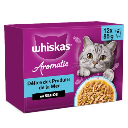 Sachet Fraîcheur Les Aromatic Selection Fusion des Saveurs Pour Chat Adulte 4 variétés
