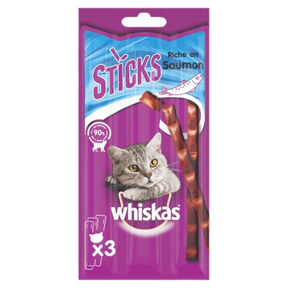 Sticks Au Saumon Friandises Pour Chat Adulte