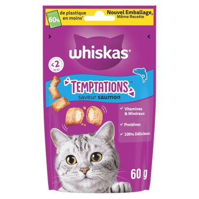 TEMPTATIONS™ Au Saumon Friandises Pour Chat Adulte