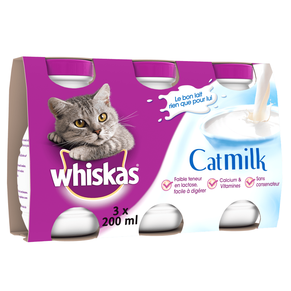 Whiskas lait pour chat 6x200ml